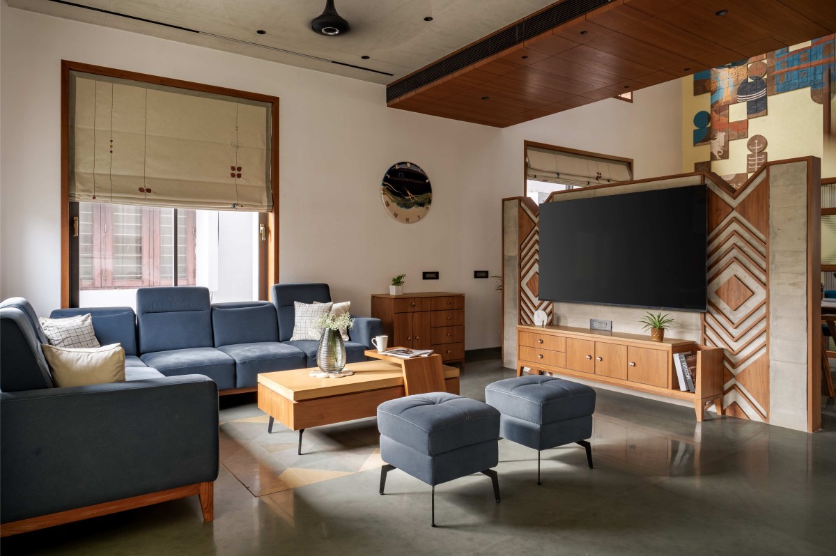 Living room of Leelamrut by Design Team Architects