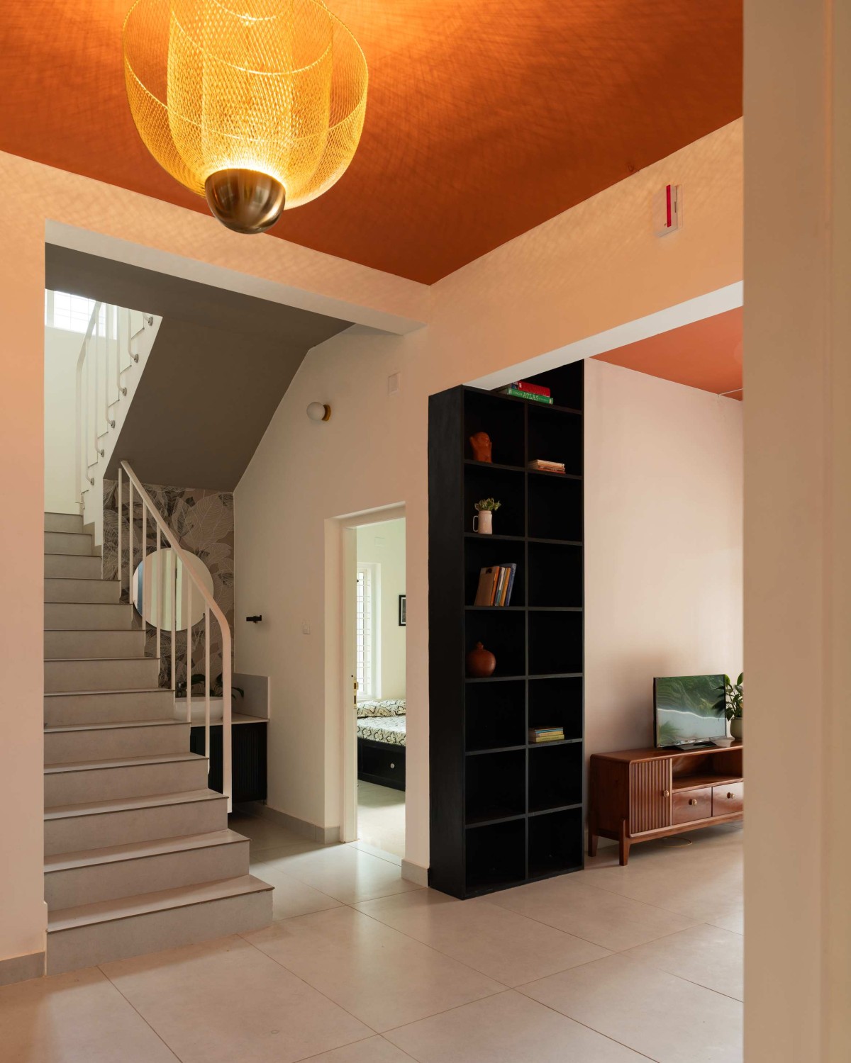 Staircase of Kanjirakol House by Space Narratives