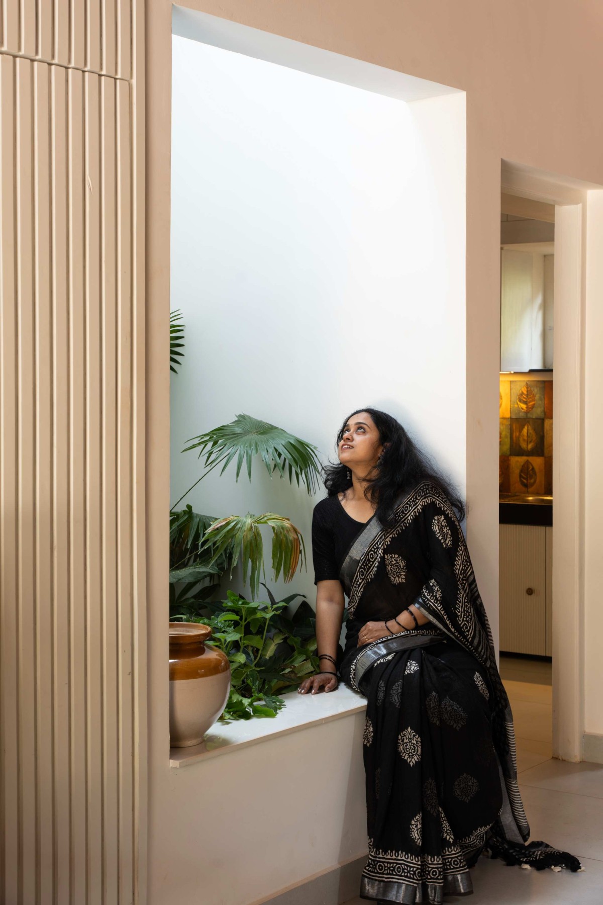 Courtyard of Kanjirakol House by Space Narratives