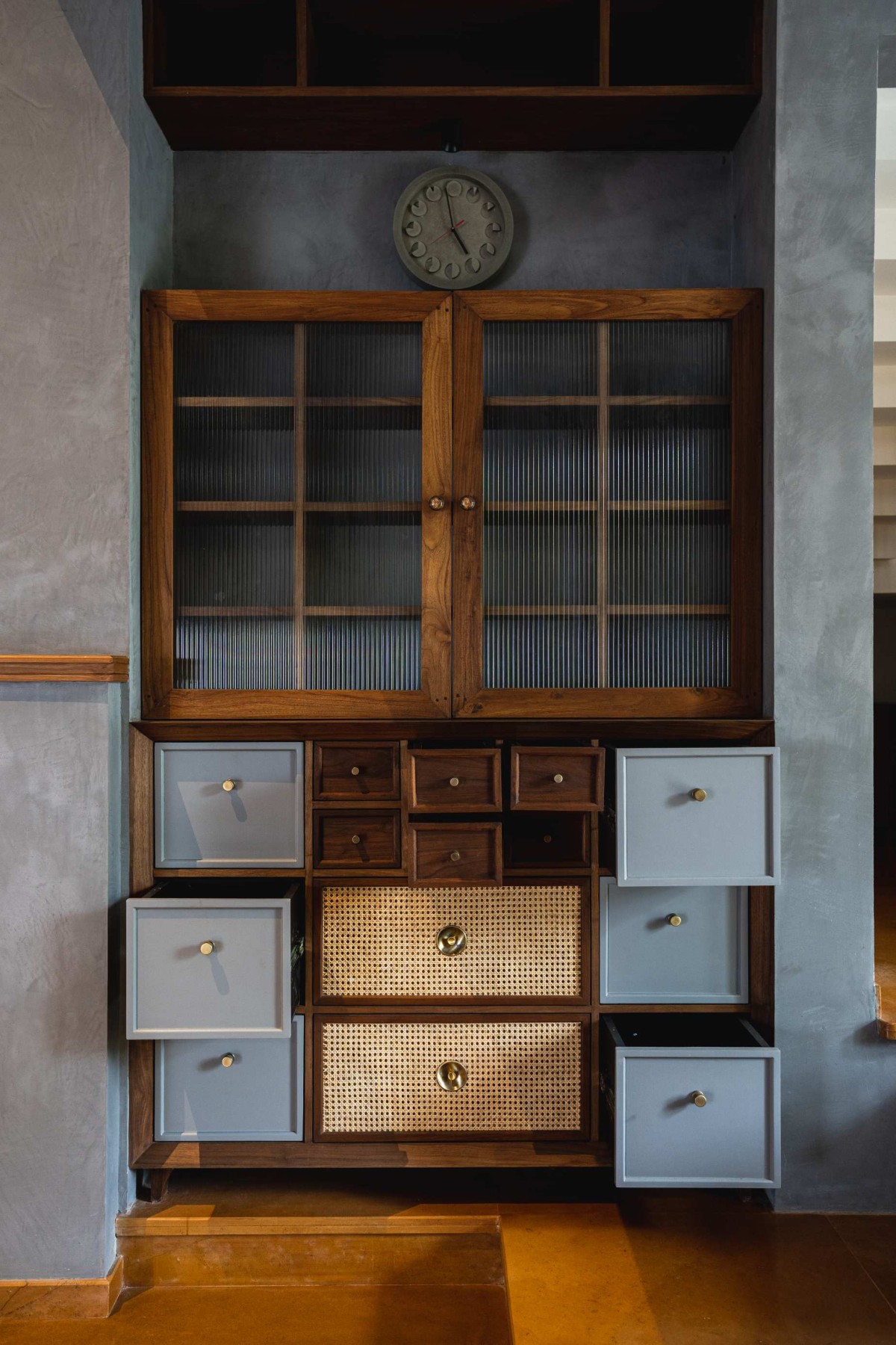 Detailed shot of furniture of Swasti by Deearth Architects