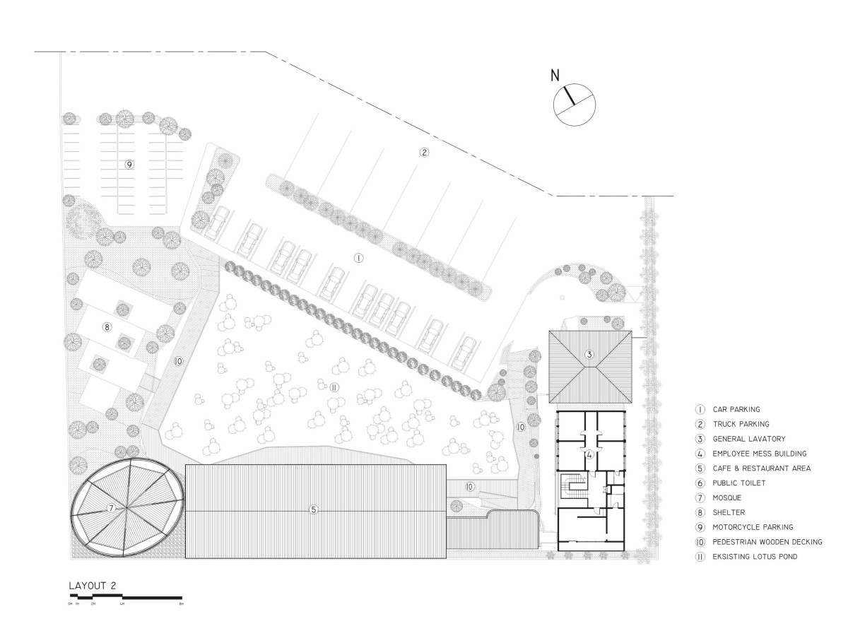 Layout 2 of PADI Rest Area by MIV Architects