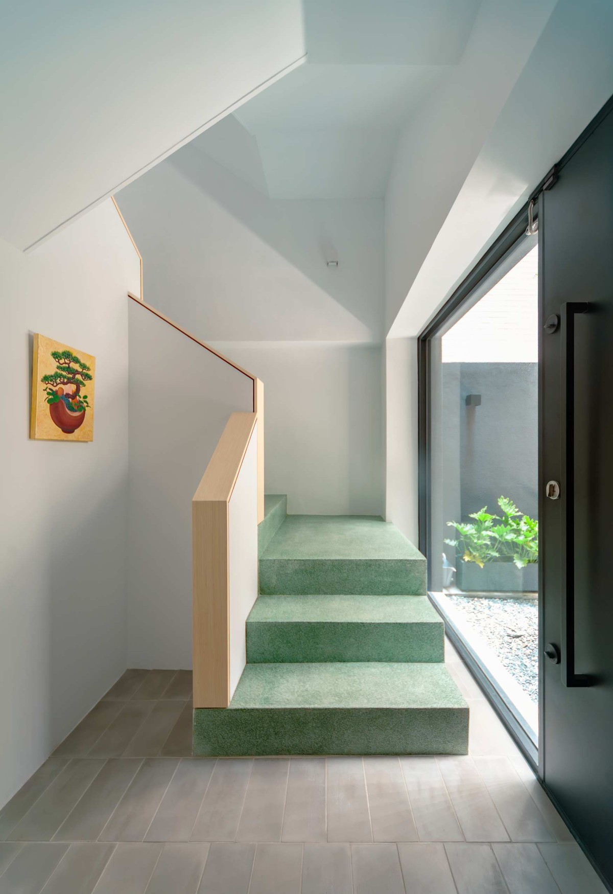 Staircase of The Veil House by Paperfarm Inc