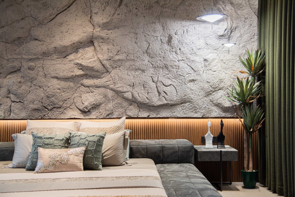 Master Bedroom of J.P. House by Utsav Patel Architects