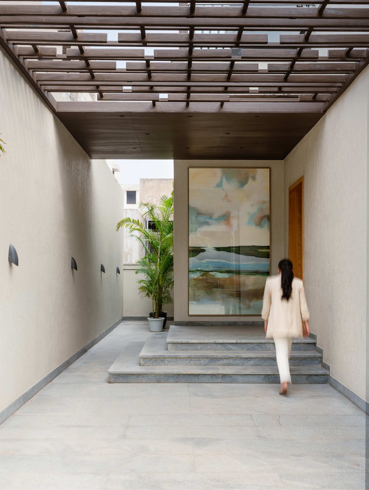 Entrance of Swarnabhoomi Villa by Art of Space 0