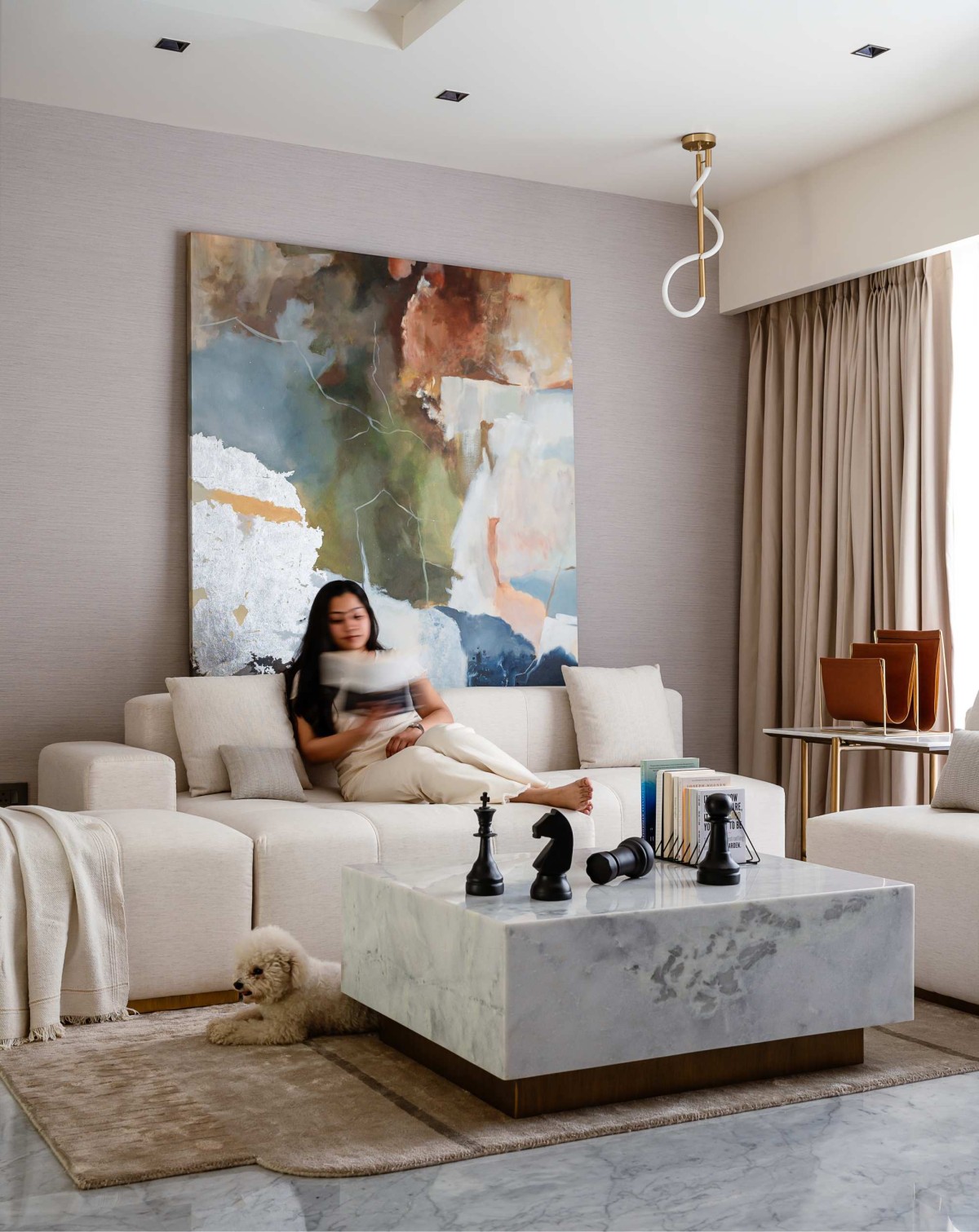 Family living of Swarnabhoomi Villa by Art of Space
