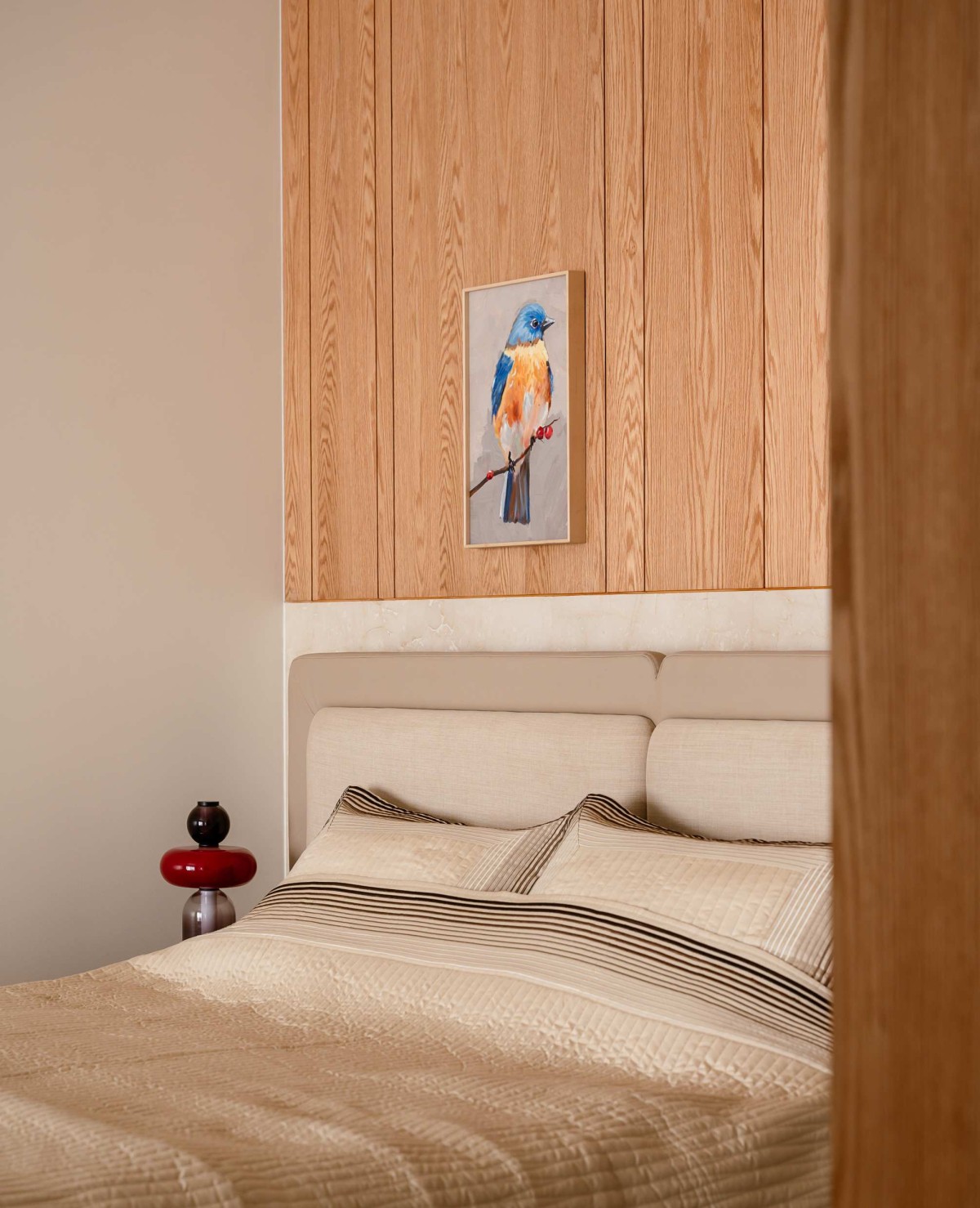 First Floor Master Bedroom of Swarnabhoomi Villa by Art of Space