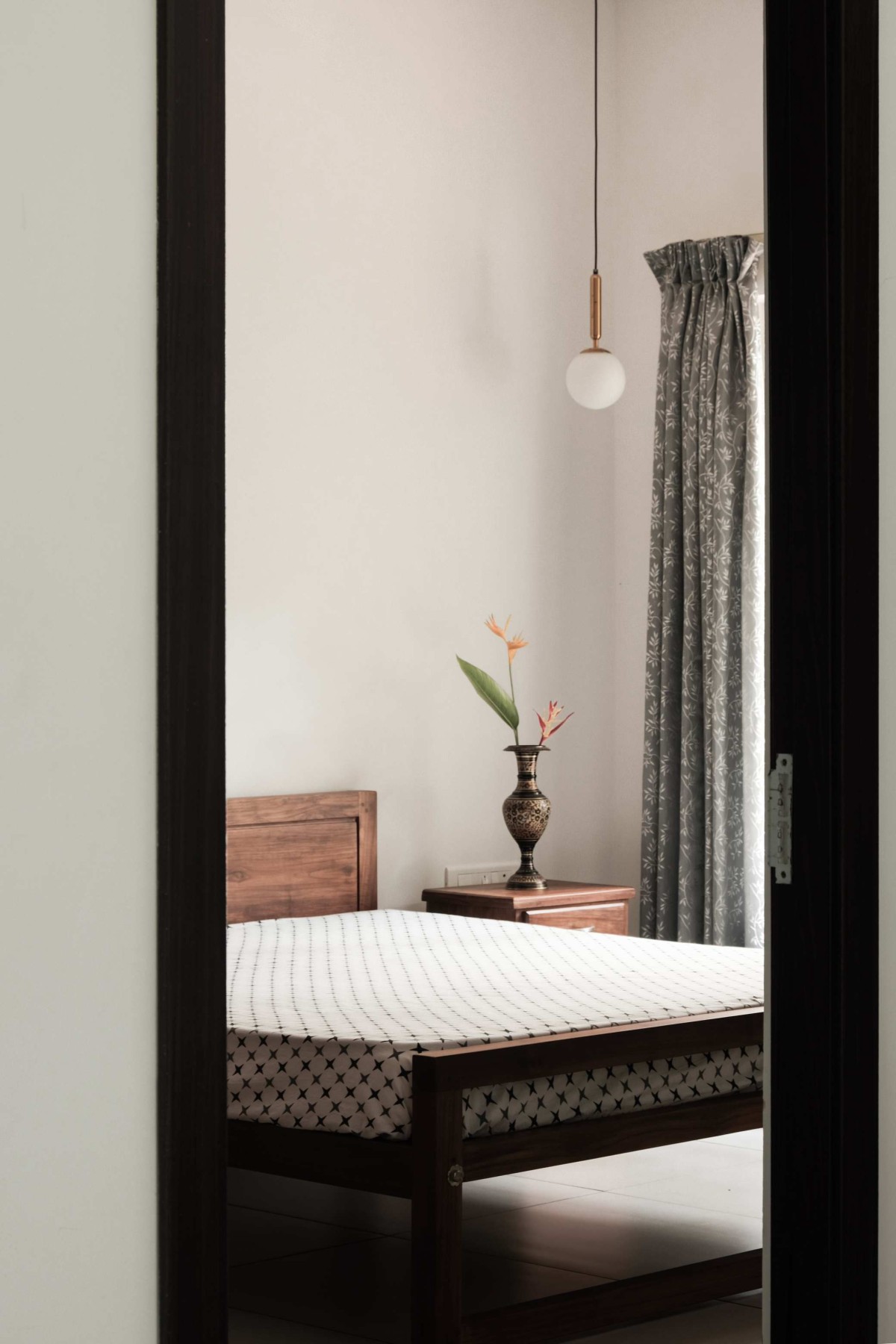 Bedroom of Kumaranelloor House by N&RD