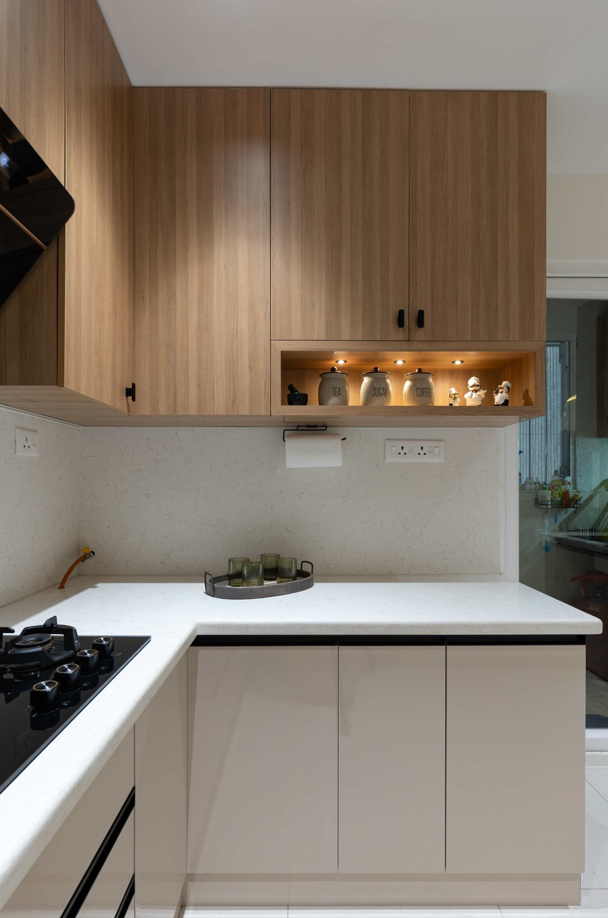 Kitchen of Whispers of Earth & Elegance by Elevate Interiors