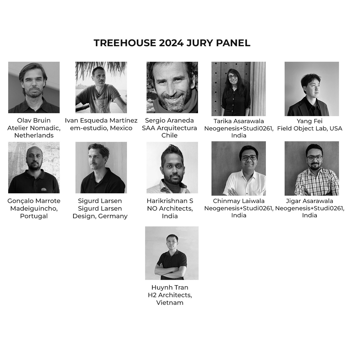 Jury Panel of Tree House 2024 Architecture Competition